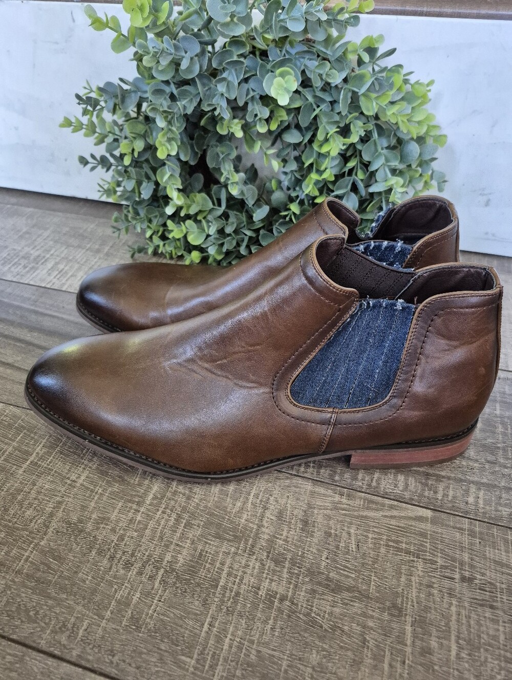 XRay Brown Chelsea Boots Dress Shoes Mens Size 12